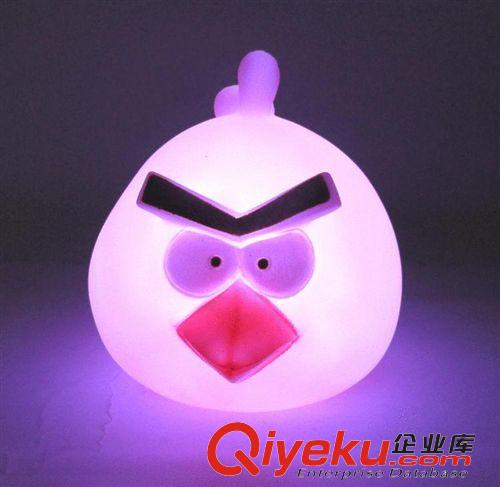 閃光玩具 憤怒小鳥七彩小夜燈廠家直銷 led小夜燈七彩燈 地?cái)偀豳u