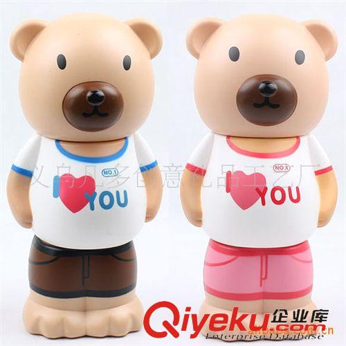 存錢罐系列 足球服 三節(jié)熊 存錢罐 卡通促銷禮品 921 塑料儲錢罐儲蓄罐原始圖片2