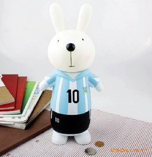 廣告/促銷/禮品 新奇特創(chuàng)意禮品韓版中號搪膠咪熊儲錢罐卡通METOO咪兔存錢罐原始圖片3