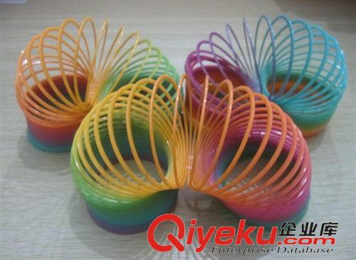 益智彩虹圈 80后懷舊玩具地攤暢銷彩虹圈 拉拉圈 彈性超好 不易折斷7.5CM原始圖片2