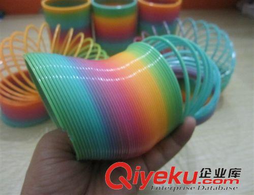 益智彩虹圈 80后懷舊玩具地攤暢銷彩虹圈 拉拉圈 彈性超好 不易折斷7.5CM原始圖片3