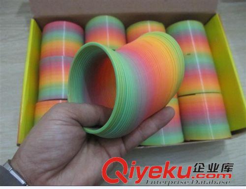 益智彩虹圈 80后懷舊玩具彩虹圈拉拉圈 彈性超好彈力圈直徑7.5*6.5CM彩虹圈原始圖片3
