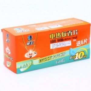 春夏季热销 zp枪王 电热蚊香片超值套装 驱蚊片加热片（60片+送6片）