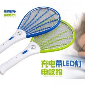 春夏季熱銷 廠家直銷gd 充電式 安全電蚊拍 帶LED照明蒼蠅拍滅蚊拍