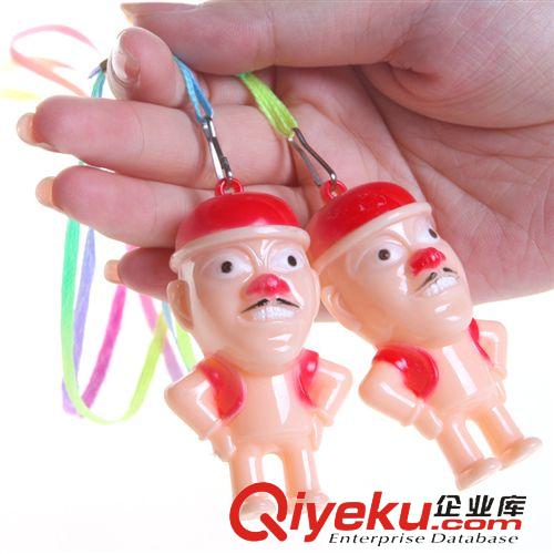 閃光掛件項鏈 發光光頭強項鏈兒童創意小玩具 六一兒童節禮物 廠家地攤熱賣批發