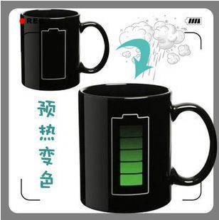 9月份 現(xiàn)貨 變色杯批發(fā) 創(chuàng)意家居禮品陶瓷變色杯 燈泡變色杯子 廠家直銷