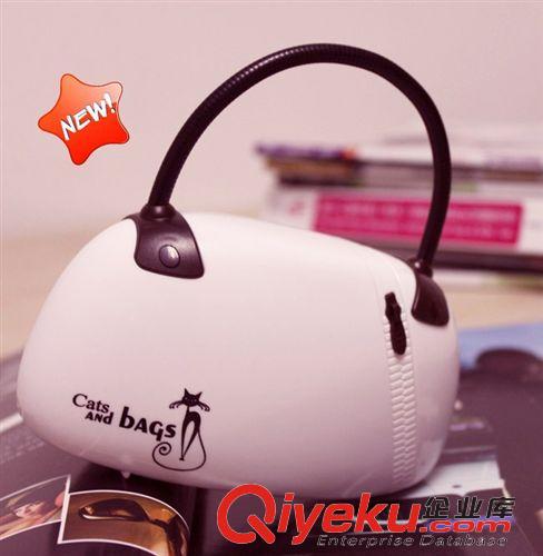 創(chuàng)意禮品 廠家直銷 創(chuàng)意時尚手提包 LED充電臺燈讀書燈 可折疊臺燈 包包燈原始圖片2