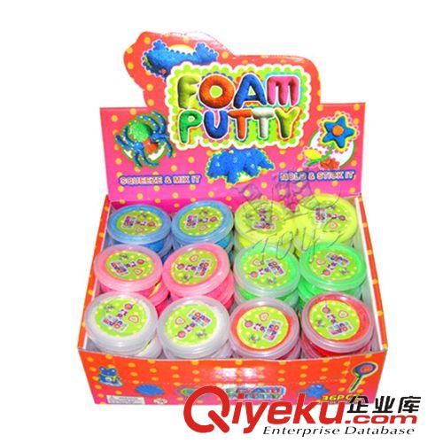 putty泥玩具 廠家直銷創意雪花泥，DIY造型泥，油性泡沫泥，兒童彩泥玩具原始圖片2
