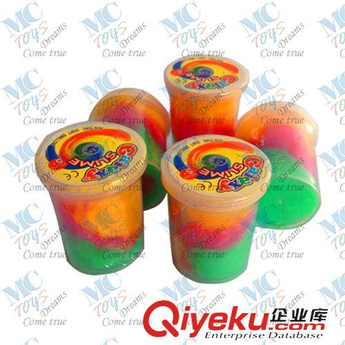 slime膠玩具 廠家直銷slime/putty中罐鼻涕膠夜光膠幻彩膠放屁泥水晶泥DIY彩泥原始圖片3