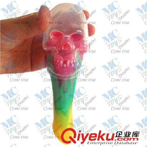 slime胶玩具 厂家直销slime/putty鼻涕胶沙皮胶透明胶流动胶鬼节复活节整人