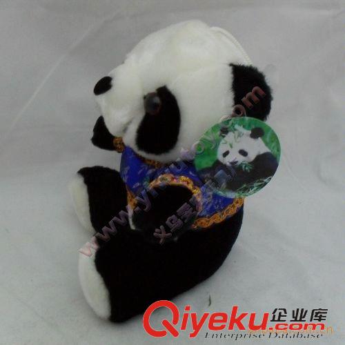 填充玩具系列 批發(fā)毛絨玩具熊貓 唐裝熊貓多色混裝 時(shí)尚復(fù)古原始圖片2