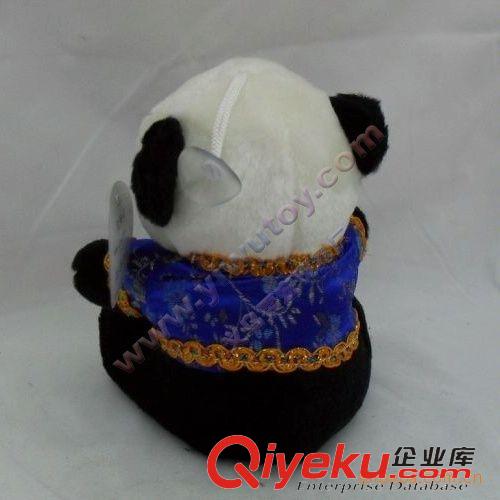 填充玩具系列 批發(fā)毛絨玩具熊貓 唐裝熊貓多色混裝 時(shí)尚復(fù)古原始圖片3