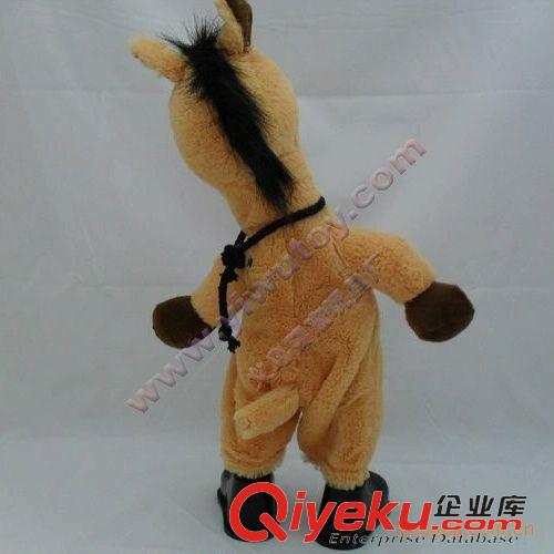 義烏小商品批發(fā) 廠家搖頭玩具批發(fā)電動(dòng)毛絨玩具搖頭馬 熱賣地?cái)偼婢忒偪駬u頭馬原始圖片3