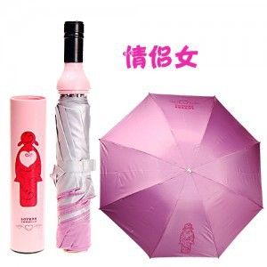 【家居日用系列】 創意時尚卡通酒瓶雨傘/太陽傘 雨傘批發 美觀時尚 方便實用原始圖片3