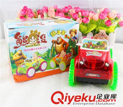 电动玩具 熊出没翻斗车 光头强玩具 带音乐带灯光 小孩子玩具 创意玩具车