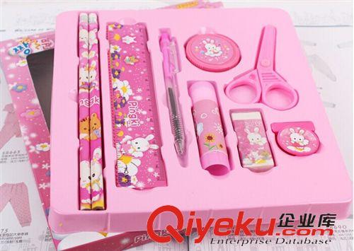 5月新上 兒童文具組合套裝，鉛筆盒禮品禮盒 學(xué)習(xí)用品9件套做生日禮物2888原始圖片2