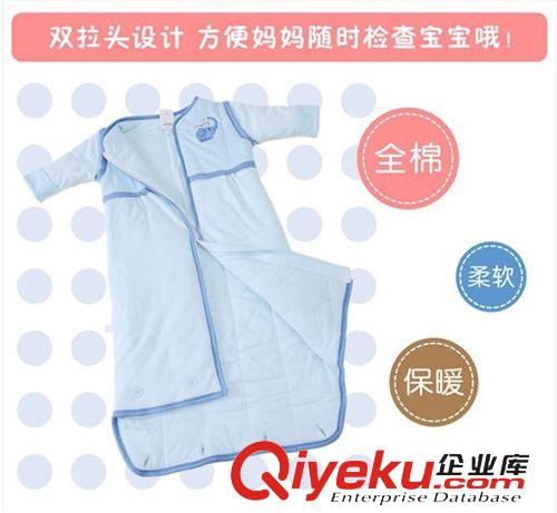 寶寶服飾|童裝|哈衣 鮑勃騎士Bobkids新款可拆袖 秋冬加厚睡袋 嬰兒睡袋 寶寶睡袋1230