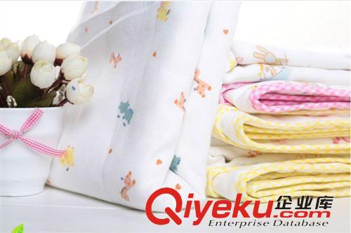 抱毯|睡袋|床上用品 新品十層100*75厘米高密紗布浴巾 嬰兒抱被 蓋被，紗布毛巾10056原始圖片2
