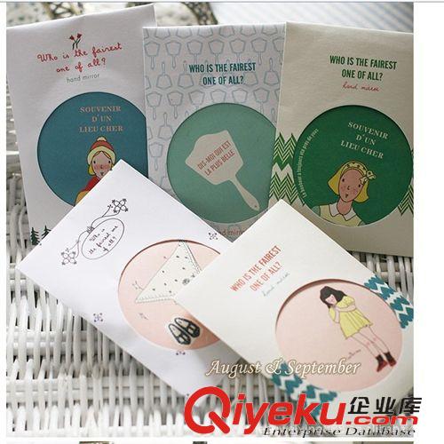 美容|化妝|護理|保健 B68 韓國人氣卡通小圓鏡|隨身鏡|化妝鏡  混色混批30002原始圖片3