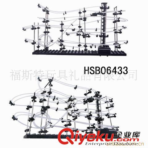 电动玩具 6433批发3级太空轨道积木 云霄飞车 新奇特益智玩具 儿童玩具