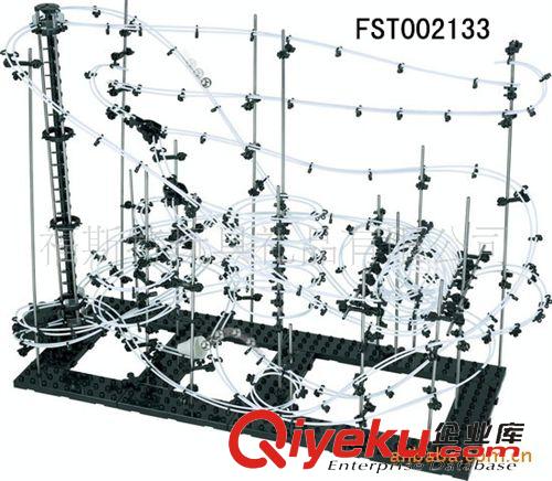 益智玩具／自裝／DIY 供應2133新款太空軌道云宵飛車8級　益智DIY新奇特玩具原始圖片2