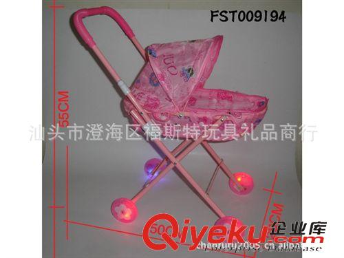 婴儿玩具/推车玩具 供应9194铁音乐闪光娃娃手推车