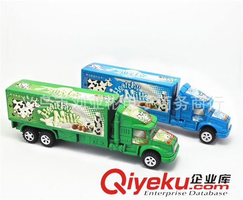 拉線、回力玩具類 現(xiàn)貨供應(yīng) 牛奶贈(zèng)品 慣性大貨車卡車玩具 義烏地?cái)偼婢叩昱l(fā)原始圖片2