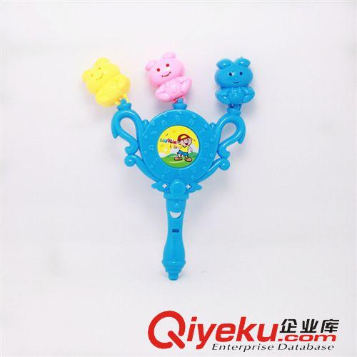 學(xué)習(xí)用品，日用百貨類 三個小小兔搖鈴 嬰兒手搖鈴?fù)婢吲l(fā) 早教玩具  小孩玩具原始圖片2