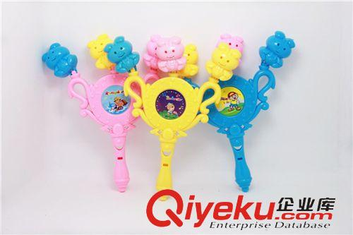 學(xué)習(xí)用品，日用百貨類 三個小小兔搖鈴 嬰兒手搖鈴?fù)婢吲l(fā) 早教玩具  小孩玩具原始圖片3