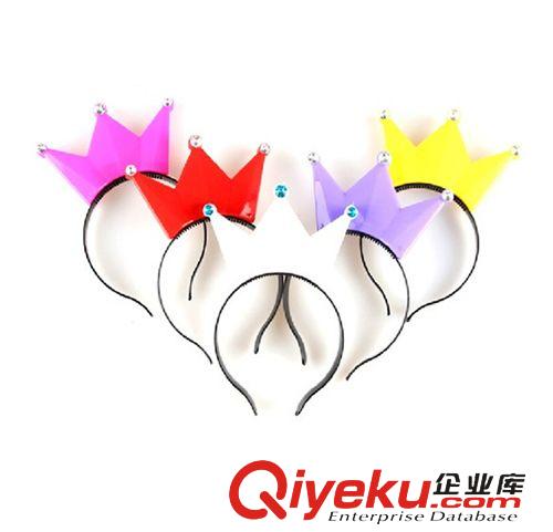 助威道具 批發(fā)發(fā)光hg發(fā)箍 閃光發(fā)夾發(fā)光頭飾 環(huán)保塑料發(fā)箍演唱會道具包郵原始圖片3