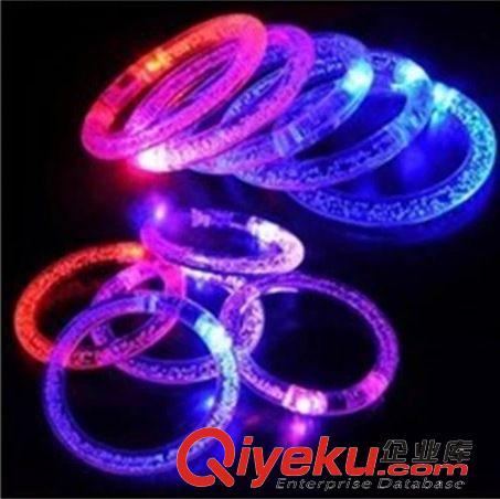 助威道具 LED發(fā)光手鐲 亞克力手鐲 發(fā)光塑料玩具 廠家直銷演唱會助威道具原始圖片2