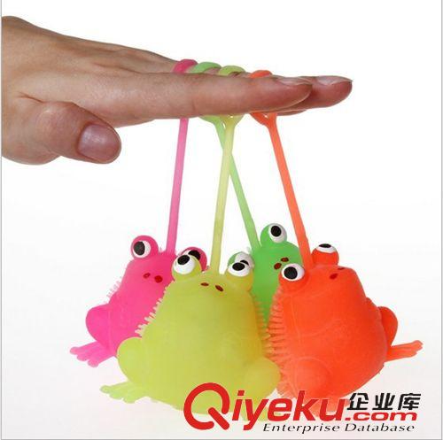 球類玩具 發(fā)泄球 發(fā)光兒童玩具閃光毛毛球青蛙地攤貨源批發(fā) 廠家直批包郵原始圖片2