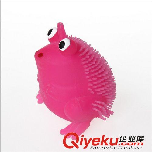 球類玩具 發(fā)泄球 發(fā)光兒童玩具閃光毛毛球青蛙地攤貨源批發(fā) 廠家直批包郵原始圖片3