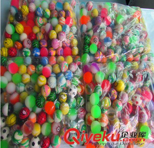 球類玩具 32mm混裝彈力球|一元扭蛋機(jī)玩具|蜘蛛俠魔眼睛西瓜橡膠球廠家包郵原始圖片3