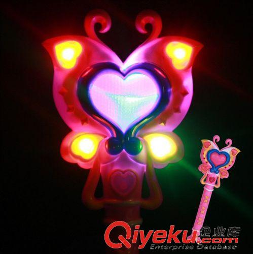 感應玩具 閃光魔法棒 兒歌曲調音樂 5燈 巴拉拉 兒童發光玩具廠家直銷包郵