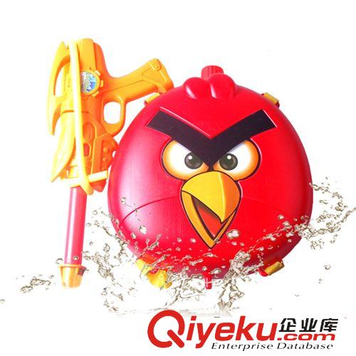 精品推薦 漂流玩具背包水槍小額混批發 高氣壓憤怒的小鳥背包水槍 大號水槍