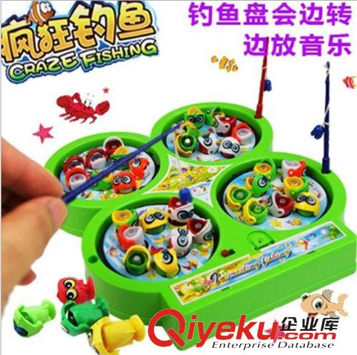女孩玩具 兒童釣魚玩具新款大號旋轉(zhuǎn)電動釣魚親子 音樂電動釣魚玩具批發(fā)