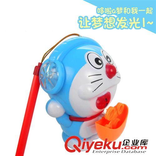 電動玩具 全自動電動燈光音樂吹泡泡 泡泡機燈籠 泡泡水 兒童玩具哆啦A夢原始圖片3