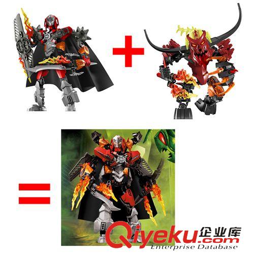 拼裝機(jī)器人 zp英雄工廠5.0 益智玩具拼裝超級(jí)華光火牛魔合體 超級(jí)華光英雄原始圖片2
