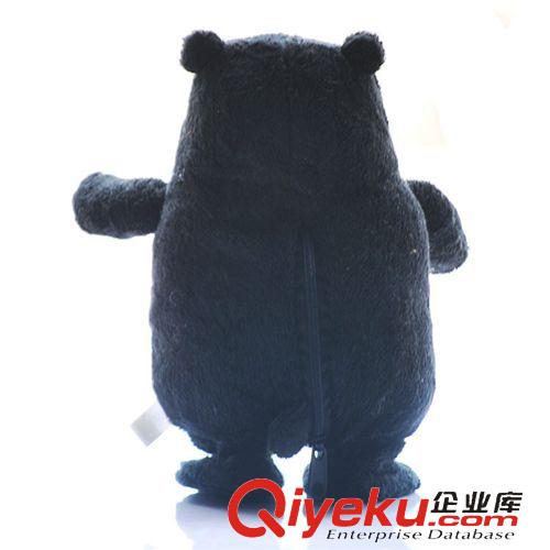 泰迪熊系列（錄音+走路+會(huì)說話） 毛絨玩具定做 日本熊吉祥物黑熊KUMAMON 電動(dòng)玩具 走路說話熊原始圖片2