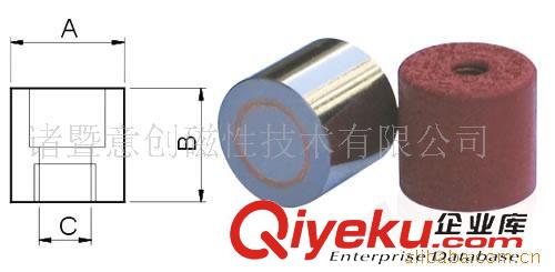 磁性固定器 POT系列 供應磁性固定器，固定器，鐵氧體，磁鐵（僅供參考）原始圖片3