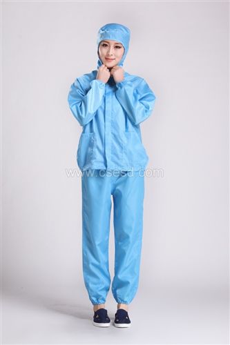 靜電用品系例 廠價(jià)直銷防靜電分體服 防靜電工作服 防靜電無(wú)塵服 防靜電凈化服原始圖片3