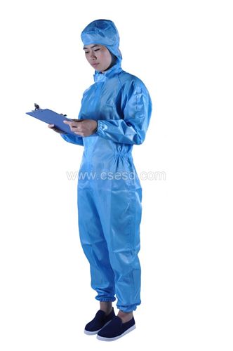 靜電產(chǎn)品系列 xscx防靜電連體服 防靜電防護服 防靜電無塵衣 防靜電連體衣原始圖片2