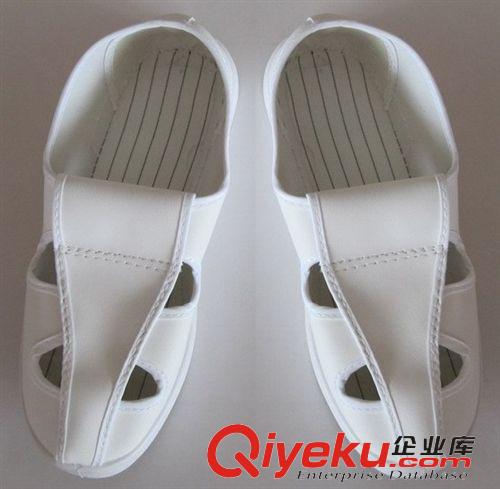 靜電產品系列 廠價直銷PVC防靜電皮革四眼鞋 防靜電四孔鞋 防靜電四眼鞋原始圖片2