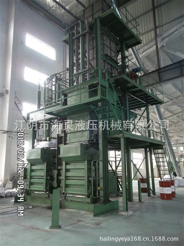 Y82系列立式液壓打包機 專業促銷中國精品雙箱換箱化纖打包 立式液壓打包機原始圖片2
