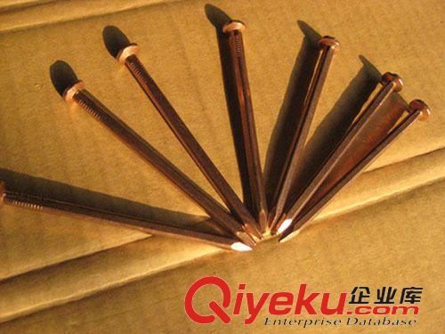 鐵釘 電鍍（光桿）（螺旋）瓦楞釘，傘型帽瓦楞釘