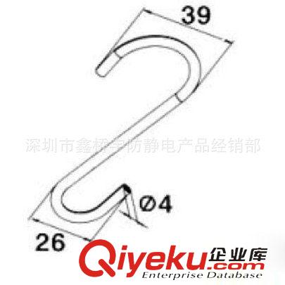 防靜電工作臺(tái) 廠家出售 多功能s型掛鉤吊鉤 不銹鋼s鉤原始圖片3