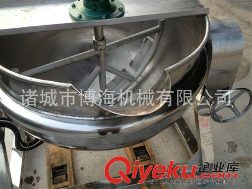 普通刮底攪拌夾層鍋系列 【* 600L可傾式夾層鍋 電加熱導熱油炒鍋 商用食品炒制設備原始圖片3