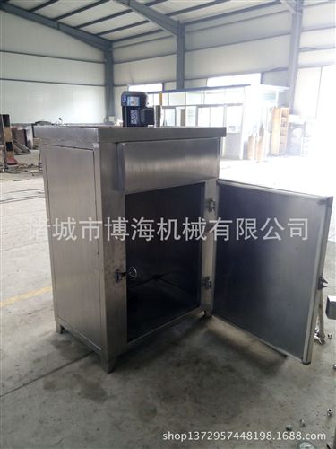煙熏爐系列 *【山東省煙熏爐專業生產廠家 50小型煙熏爐 電熱蒸腸爐原始圖片3