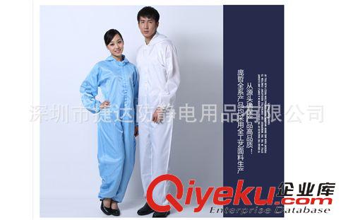 防靜服裝類 防靜電無塵服 靜電服 防靜電連體服（廠家專業(yè)生產(chǎn)）原始圖片3